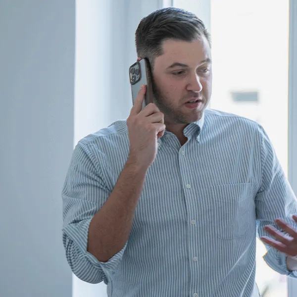Ansprechpartner am Telefon