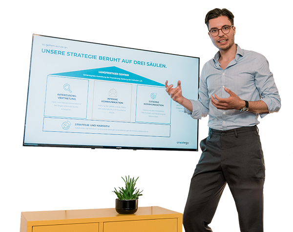 Analyse und Strategie als Symbol für zielgruppengenaue Themenkampagnen
