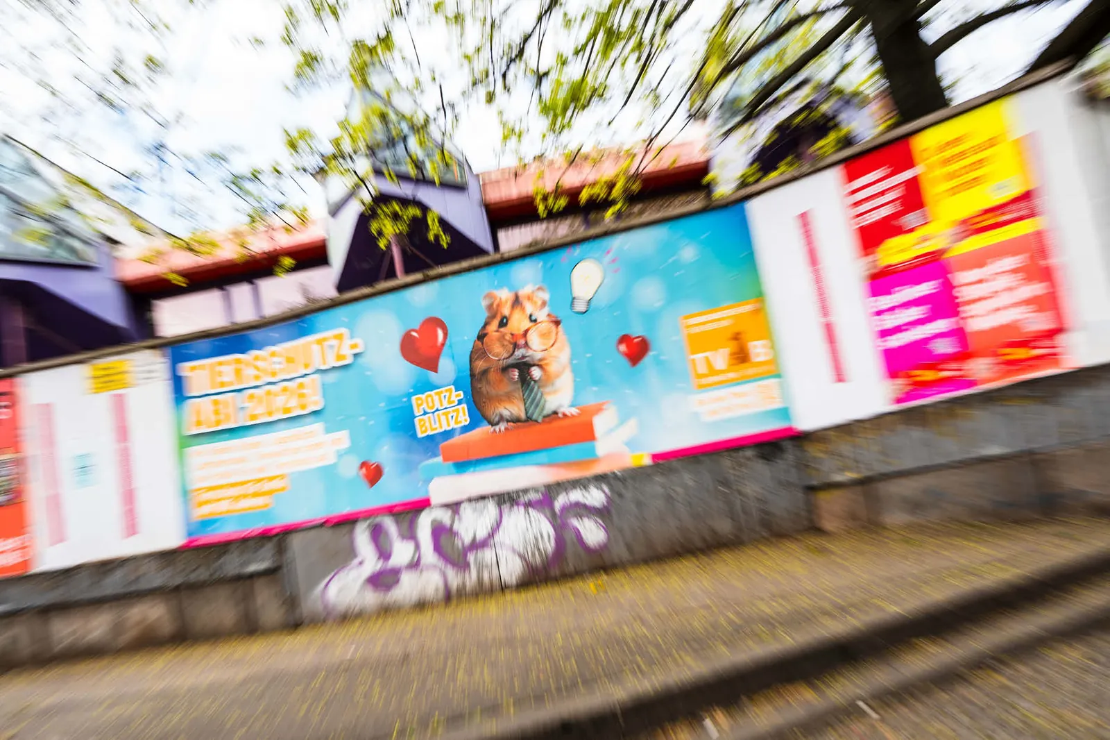 Tierschutzverein Berlin – Kampagnenmotiv 'Potz-Blitz' zum Tierschutz-Abi