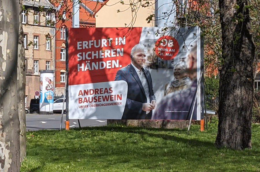 Lage Lage Lage gilt auch bei den Wahlkampf Plakaten